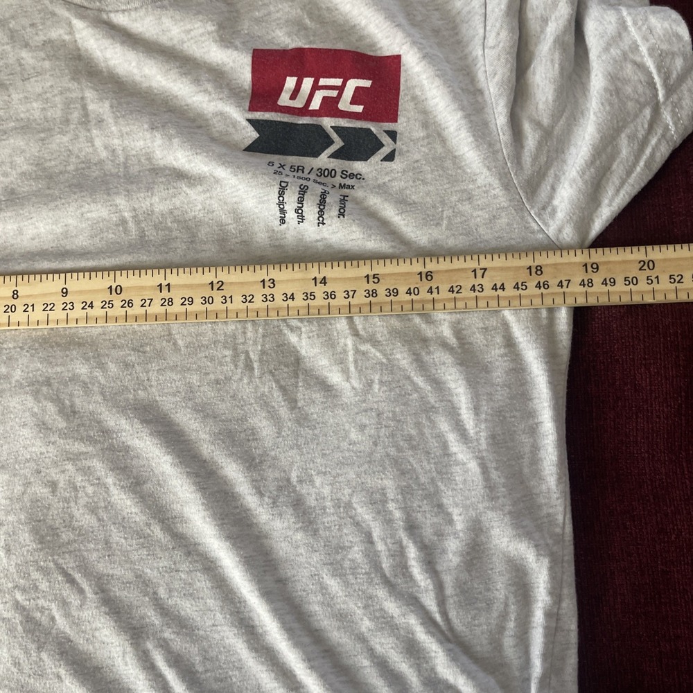 Reebok UFC Men Tshirt Size M Grey - Picture 9 of 11